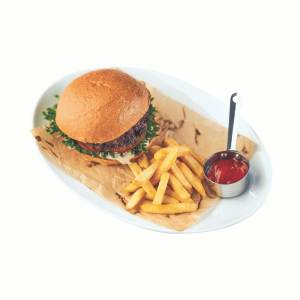 Бургер с котлетой из говядины