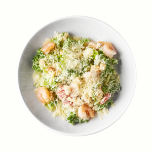 Салат Цезарь с креветкой