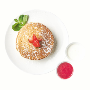 Панкейки с ягодным соусом