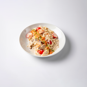 Пшеничная лапша с морепродуктами